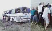 Кровь и крики. Что творилось в перевернувшемся автобусе, ехавшем на Алаколь
