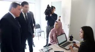 Аскар Мамин провел тренинг для молодых бизнесменов