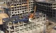Строительный кран рухнул в Нур-Султане