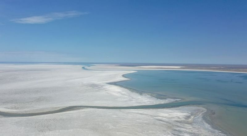 Аральское море, съемки с квадрокоптера. Фото©QazaqGeography