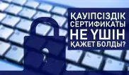 Көпті алаңдатқан қауіпсіздік сертификаты не үшін қажет болды?