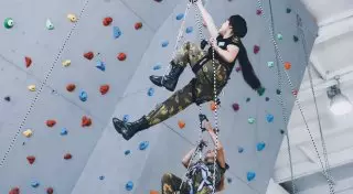 Как "Алматы марафон" построил детский скалодром