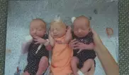 Американка узнала о беременности во время схваток и родила тройню