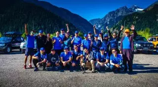 Участники экспедиции "Великий Шелковый путь - путь диалога" преодолели первую половину пути