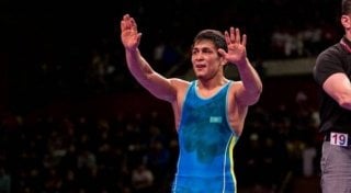 Даулет Ниязбеков. Фото: wrestling.kz