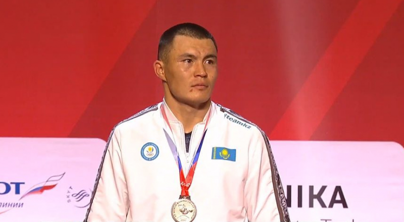 Камшыбек Кункабаев взял серебро чемпионата мира в Екатеринбурге. © instagram/boxingkazakhstan