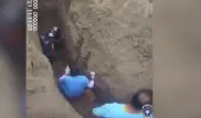 Спасение девочки из пятиметровой скважины попало на видео