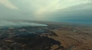 Пожар уничтожил 30 домов в ЗКО: в Сети появилось видео