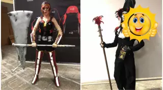 Девушка с огромным топором и бог смерти. Самые яркие косплееры Almacon 2019