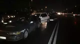 Массовое ДТП с участием 5 авто произошло в Алматы
