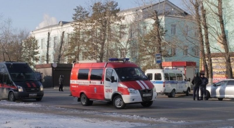 Здание Амурского колледжа в Благовещенске, где произошла стрельба. Фото ©РИА Новости 