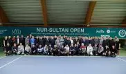 Стартовал международный турнир по теннису среди любителей Nur-Sultan Open