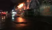 Супермаркет сгорел в Таразе