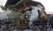 Опубликовано видео эвакуации пострадавших при ЧП с самолетом Bek Air