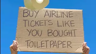 Призыв покупать авиабилеты, как туалетную бумагу, возмутил пользователей Сети