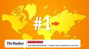 Казахстанский банк возглавил мировой рейтинг журнала The Banker