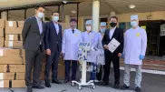 В Алматинскую область доставили аппараты ИВЛ от Фонда Первого Президента