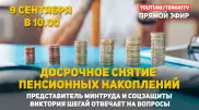 Досрочное снятие пенсионных накоплений: представитель Минтруда отвечает на вопросы