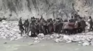 В Сети появилось видео столкновения китайских и индийских военных на границе