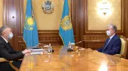 Токаев встретился с главой нового агентства Жумангариным