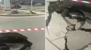 "Земля уходит из-под ног акима" - в акимате Алматы ответили на видео с дырой в асфальте