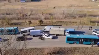 Массовое ДТП с участием двух автобусов произошло в Караганде