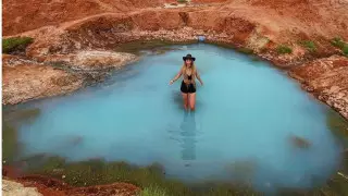 "Черная жемчужина" и лазурные источники. Какими водными богатствами удивляет Мангышлак