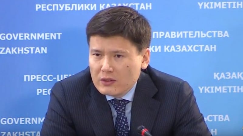 Руслан Бекетаев. Кадр из видео primeminster.kz