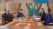 Токаев принял основателей Kaspi.kz
