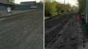 Ремонт улицы комками старого асфальта удивил талдыкорганцев