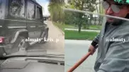 За пранк-видео с Gelandеwagen накажут алматинцев