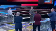 Политологи устроили потасовку на программе "60 минут"