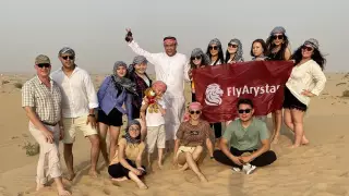 "Песнь льда и пламени по-арабски". Казахстанский лоукостер открыл рейсы в Шарджу