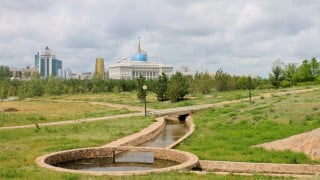 Вид на Президентский парк в Нур-Султане. © zabivan.livejournal.com