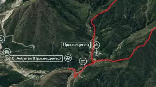 "Ак-Булак" - северный склон Кумбеля - триангуляционный знак под Кумбелем - Кок-Жайляу