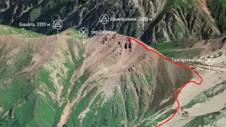 Горнолыжный комплекс "Шымбулак" - перевал Талгарский - вершина Чимбулачка