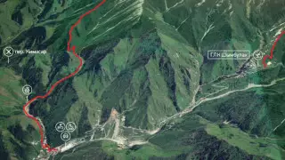 Горнолыжный комплекс "Шымбулак" - вершина Фурманова - Кимасар - Медеу