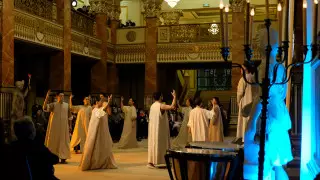 Артисты хора КазНТОБ представили авторский проект "На берегу неба"