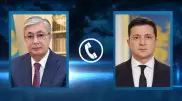 Президент Казахстана поговорил по телефону с Владимиром Зеленским