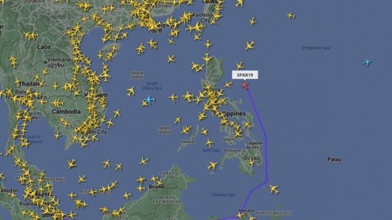 Фото: twitter/Flightradar24