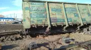 4 грузовых вагона сошли с рельсов в Атырауской области