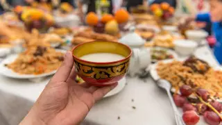 Казахский аул появился в центре Сеула