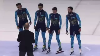 Казахстанские шорт-трекисты завоевали серебро на этапе Кубка мира