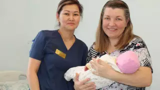 Ребенок-богатырь родился в Алматы