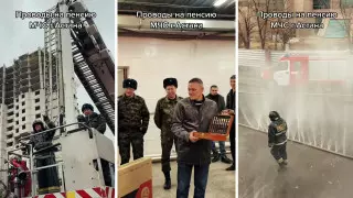 "Сотни спасенных жизней". Коллеги устроили пожарному душевные проводы на пенсию в Астане