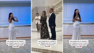 Исполненная на языке жестов песня на тое тронула Казнет