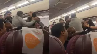 Пассажиры устроили драку на борту самолета: видео попало в Сеть