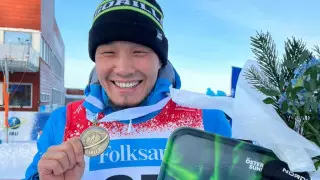 Ербол Хамитов завоевал бронзу по парабиатлону в Швеции