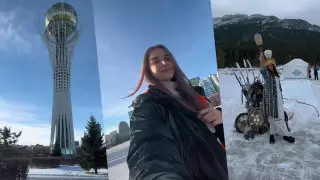 "Колючий мороз и шоколад как наркотик". Видео иностранки об Астане завирусилось в TikTok