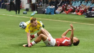 Сборная Казахстана по футболу сенсационно победила Данию в отборе на Евро-2024